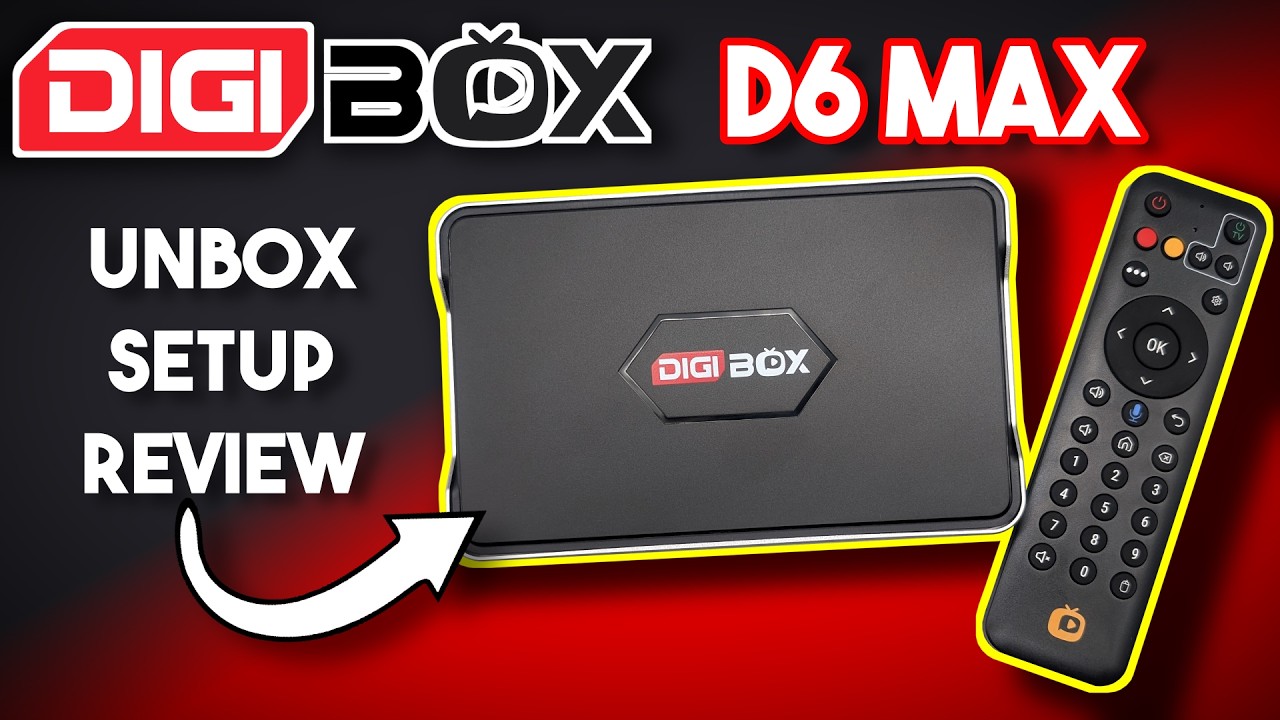 DIGIBOX D6 MAX (Android TV Box) - Unbox & Review - YouTube