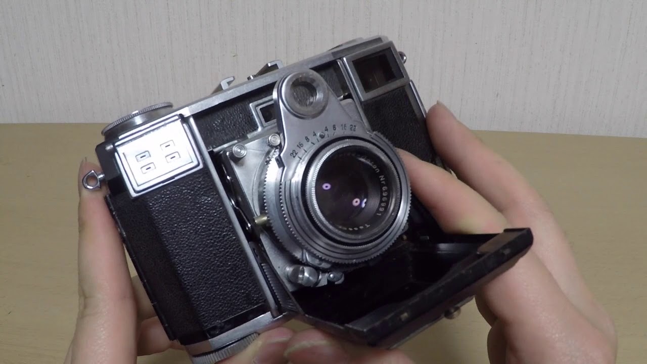 クラシックカメラの使い方②Contessa35 - YouTube