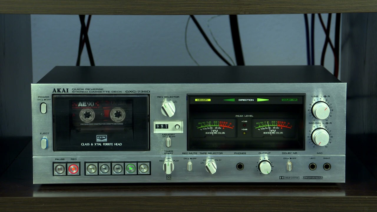 AKAI GXC-735D - YouTube