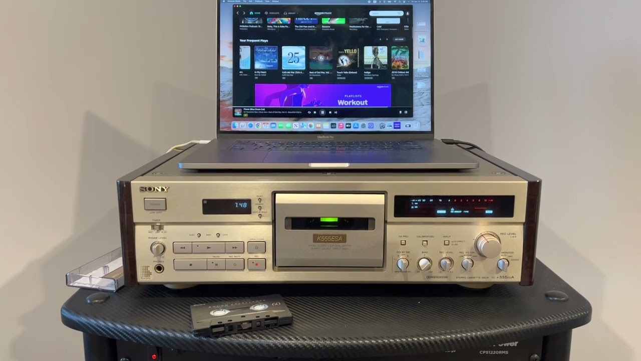 Unboxing and Servicing the Golden Sony TC-K555ESA: A Restoration