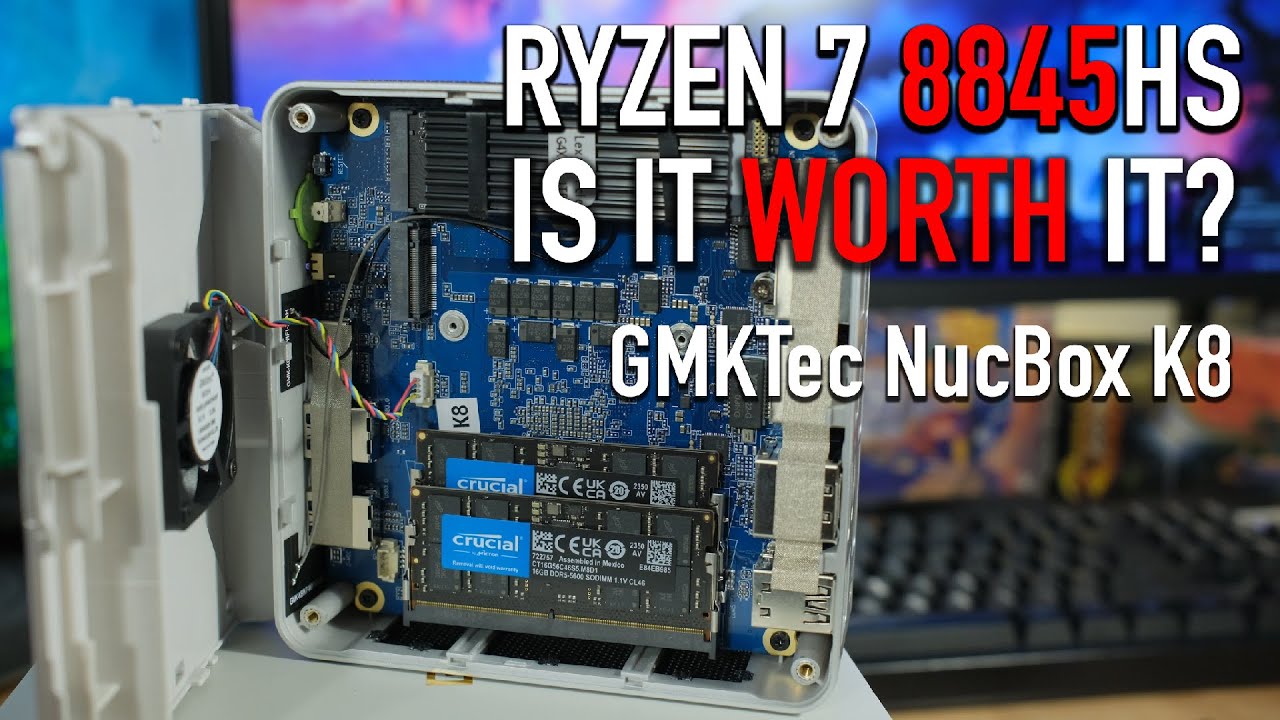 Ryzen 7 8845HS Benchmarks! GMKTec NucBox K8 Mini PC Review: 32GB