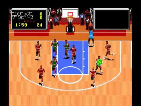 PCエンジン TVスポーツ バスケットボール - YouTube