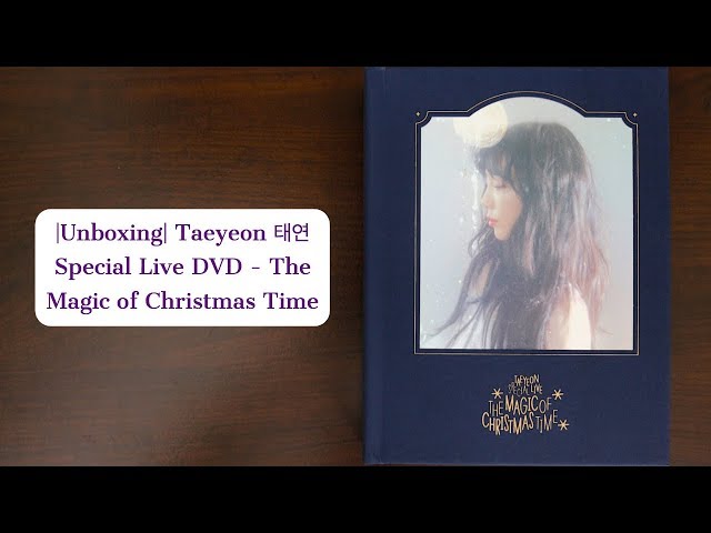 Unboxing| Taeyeon 태연 Special Live DVD - The Magic of Christmas
