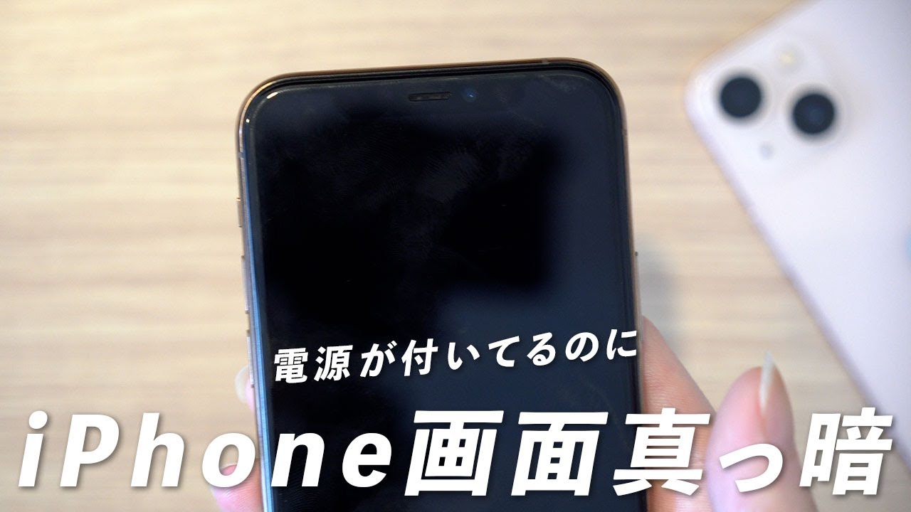iPhone14/13/12】電源がついてるのに iPhone の画面が真っ暗になる