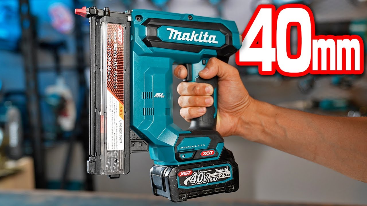 Makita Swamp] The 40V Finish Nailer is amazing! - YouTube