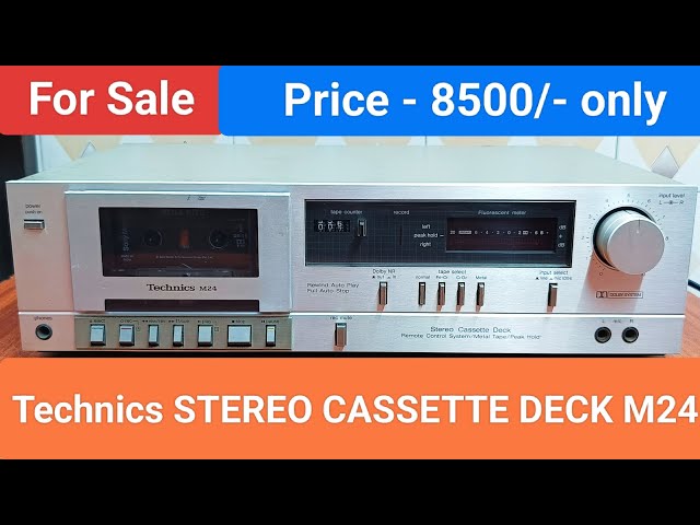Technics STEREO CASSETTE DECK M24 Made In Japan Nice Sound Quality