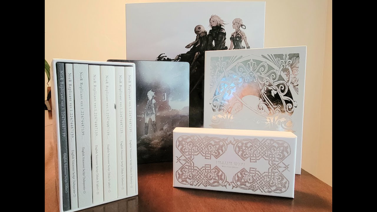 Nier Replicant White Snow Edition Unboxing - YouTube