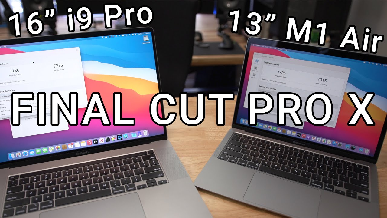 M1 Apple Silicon Macbook Air vs 16