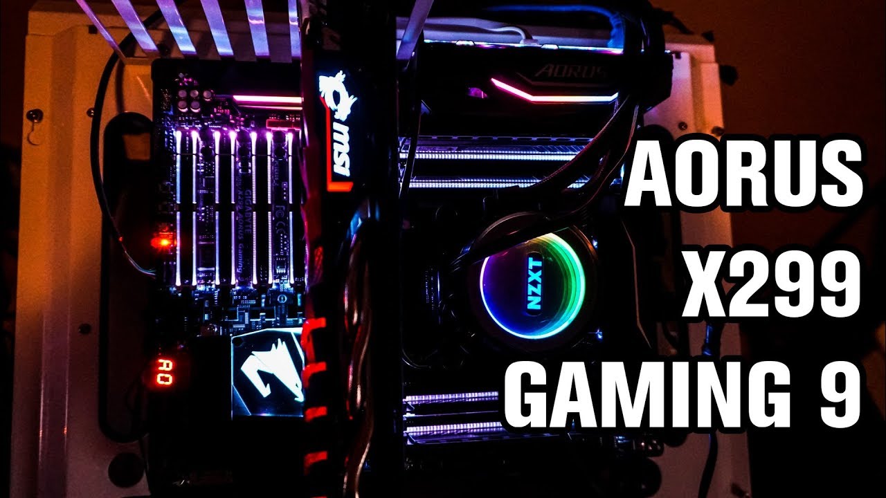 Aorus X299 Gaming 9 Motherboard Review - YouTube