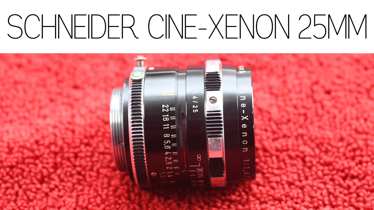 Schneider-Kreuznach Cine-Xenon 25mm F1.4 C-Mount Lens for 16mm