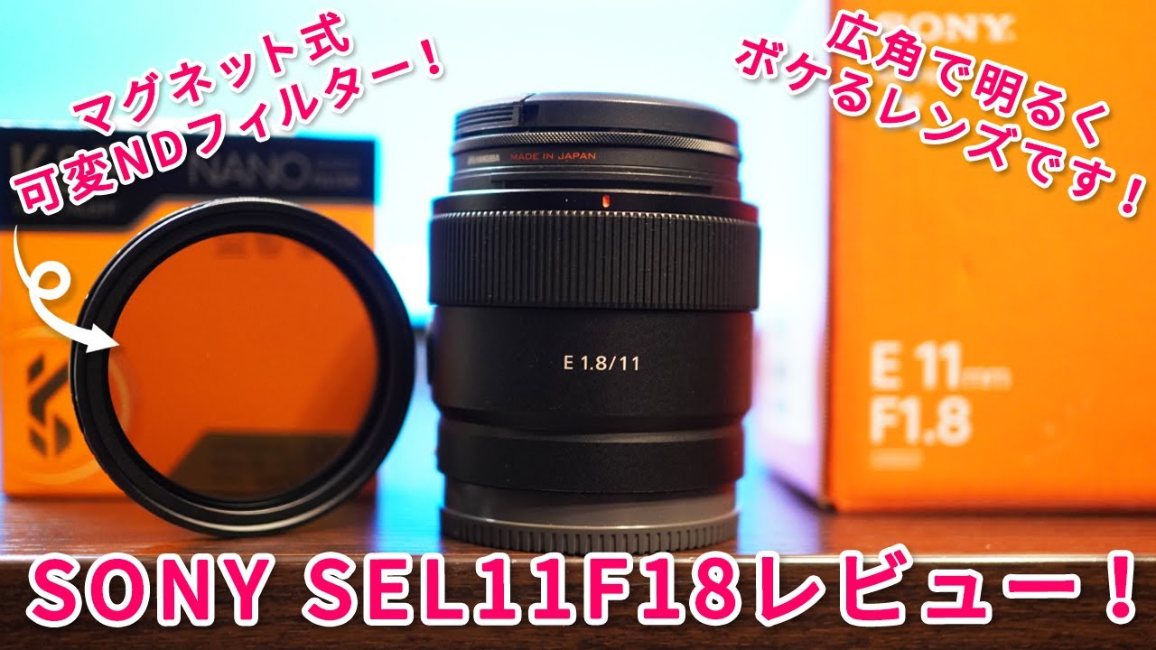 これが欲しかった！広角レンズの決定版SEL11F18！ - YouTube