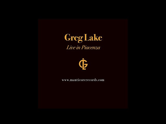 GREG LAKE Live In Piacenza 限定盤 EL&P Greg Lake in Piacenza