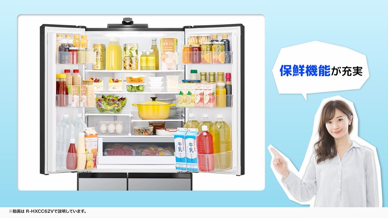 日立 冷蔵庫 500L 観音開き 6ドア 幅65cm 真ん中野菜室 新鮮スリープ