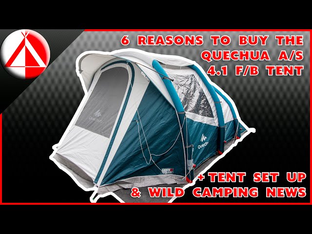 6 Reasons to buy the Quechua Air Seconds 4.1 F&B Plus Wild Camping