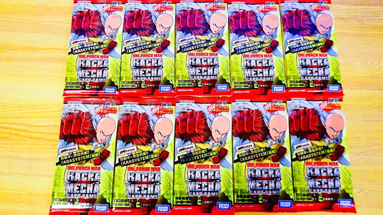 Unboxing] One Punch Man Card Game ONE PUNCH-MAN - YouTube