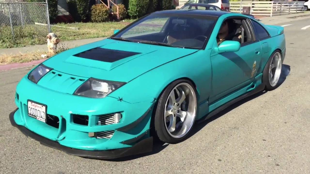 Mike Myke twin turbo z32 drifting - YouTube