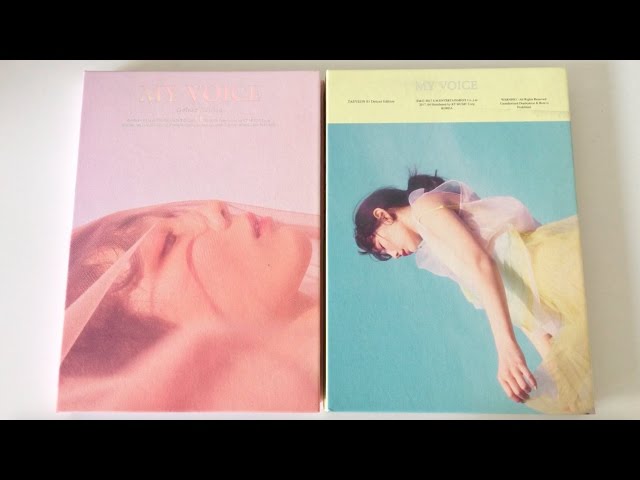 ♡Unboxing Taeyeon 태연 1st Studio Album My Voice 마이 보이스