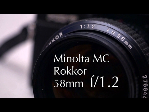 Minolta MC Rokkor 58mm f/1.2 - Lens Review & Sample Photos - YouTube