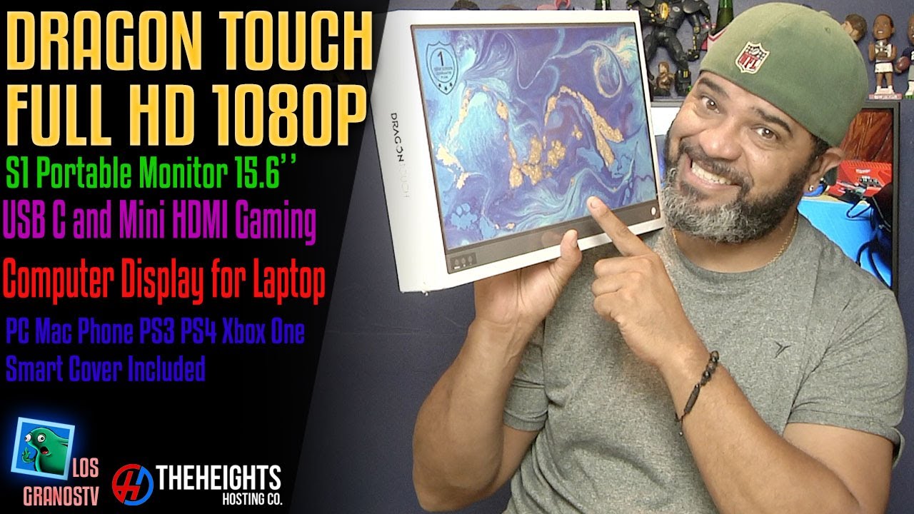 Dragon Touch S1 Portable Monitor 15.6'' Full HD 1080P : LGTV