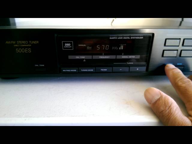 Sony ST-S500ES Tuner - YouTube