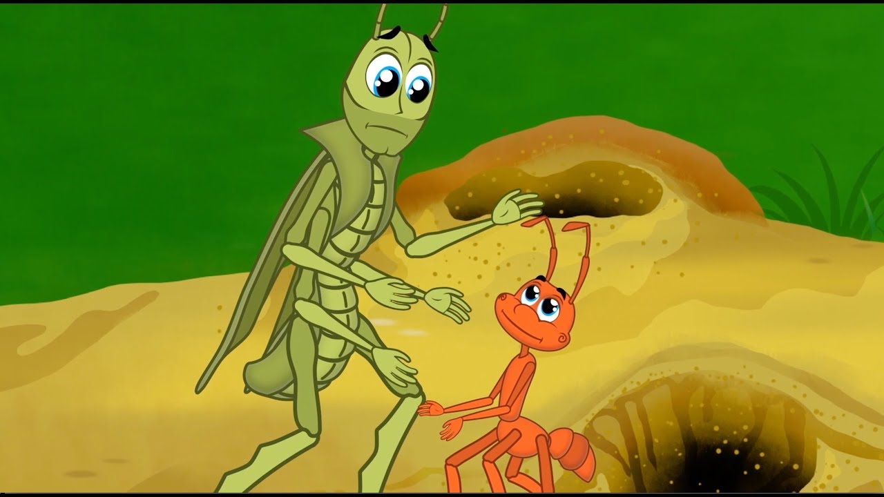 La Cigale et La Fourmi セミとアリ｜clean_eel623