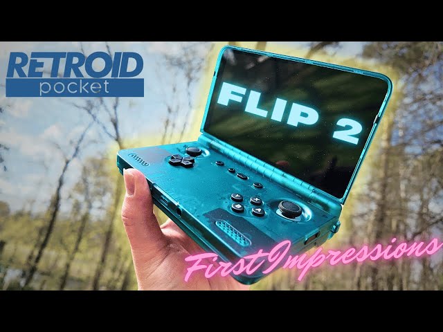I Finally Got the Retroid Pocket Flip 2 and it's Really Flipping
