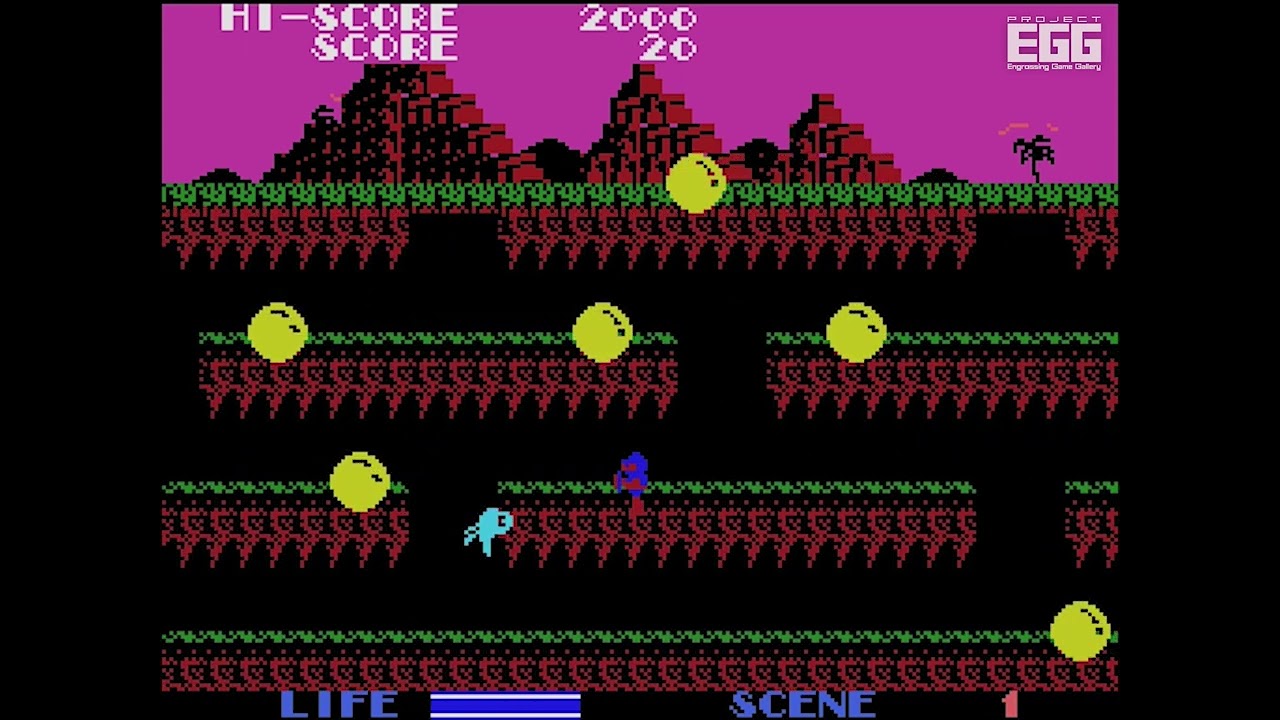 クルセーダー for MSX（CRUSADER / 80's Japanese old PC game）。Be