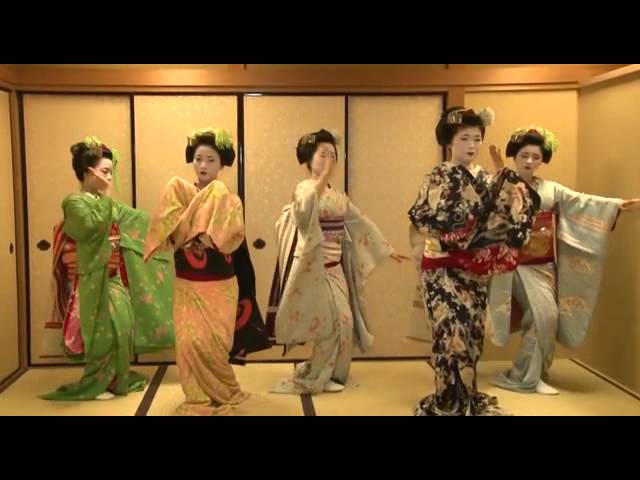 舞妓舞 祇園小唄 （舞妓倶楽部） - YouTube