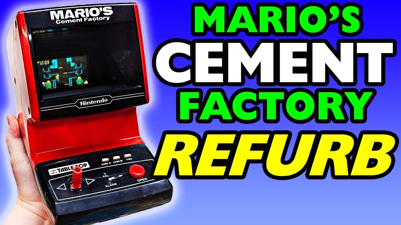 Mario's Cement Factory Tabletop Refurbishment - YouTube