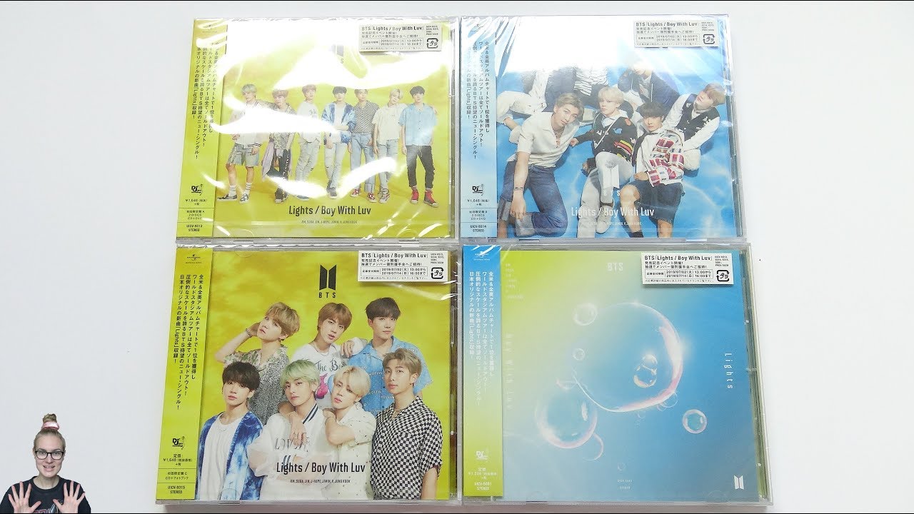 Unboxing BTS 10th Japanese Single Album Lights/Boy With Luv