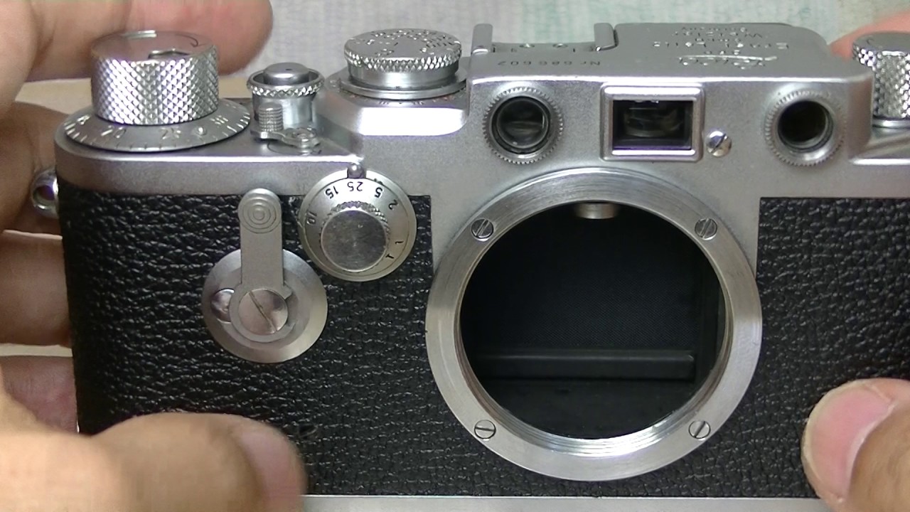 優しいシャッター音のバルナックライカIIIfRDセルフタイマー付