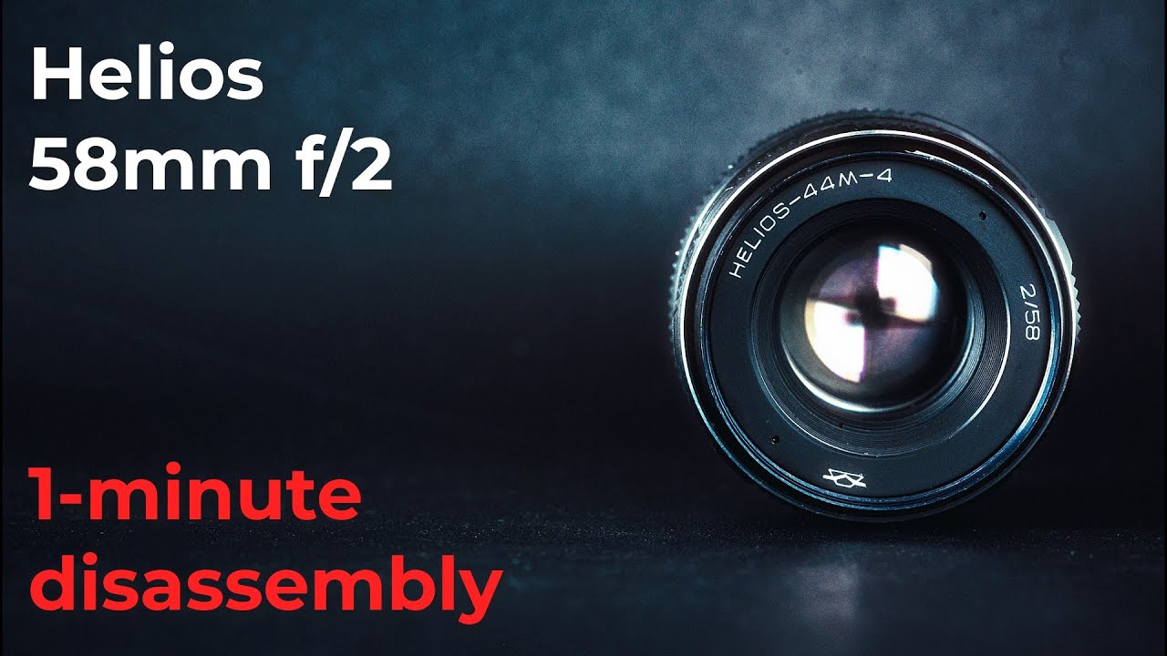 1-minute teardown : Helios 58mm - YouTube
