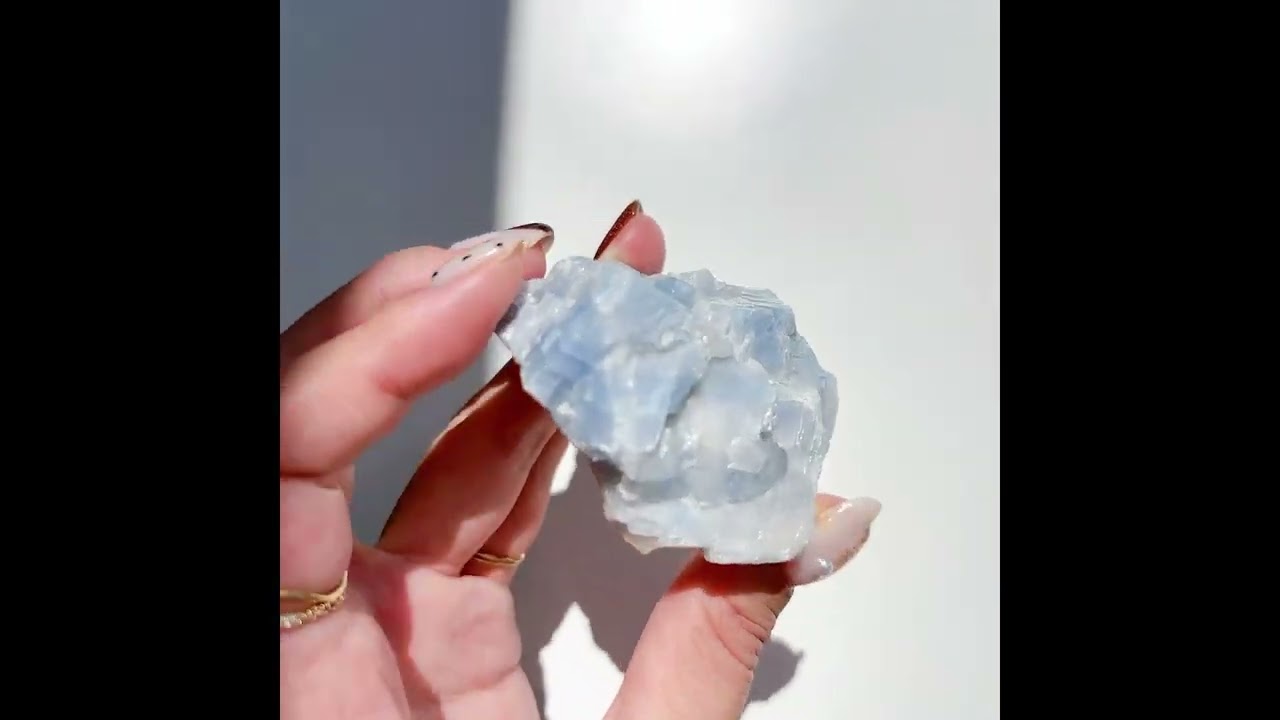 ブルーカルサイト 原石ブロック | 原石 | Crystals by Purely