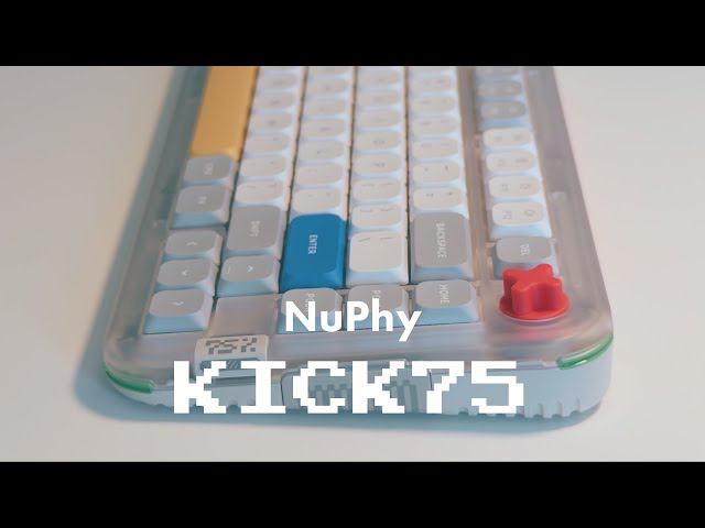 NuPhy Kick75 Unboxing & Sound Test (Blush nano Switch) - YouTube