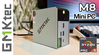 GMKtec M8 Mini PC – Full Performance | Ryzen 5 PRO , OCuLink