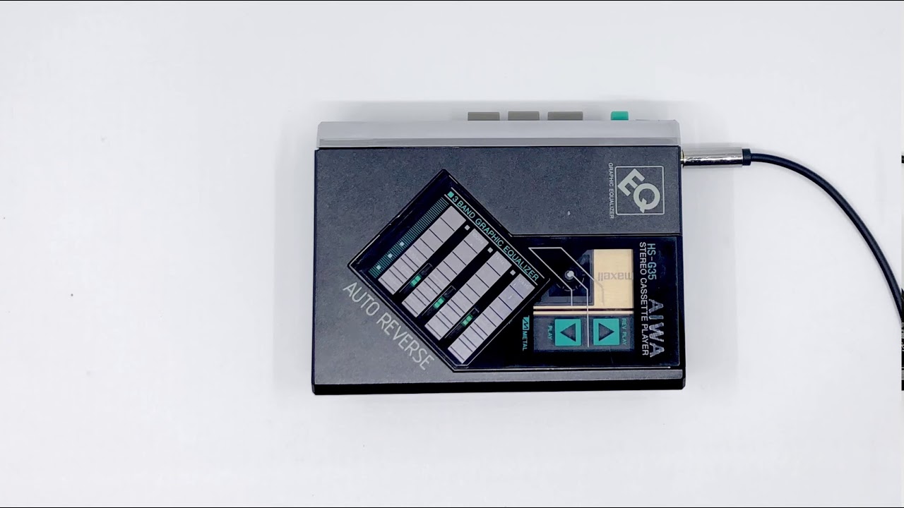 Aiwa HS-G35 Portable Cassette Player - YouTube