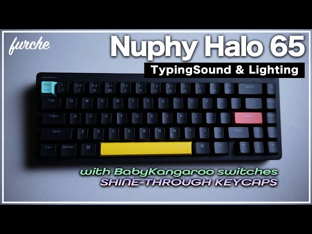 NuPhy Halo 65【打鍵音＆ライティング】｜Typing Sound & Lighting of
