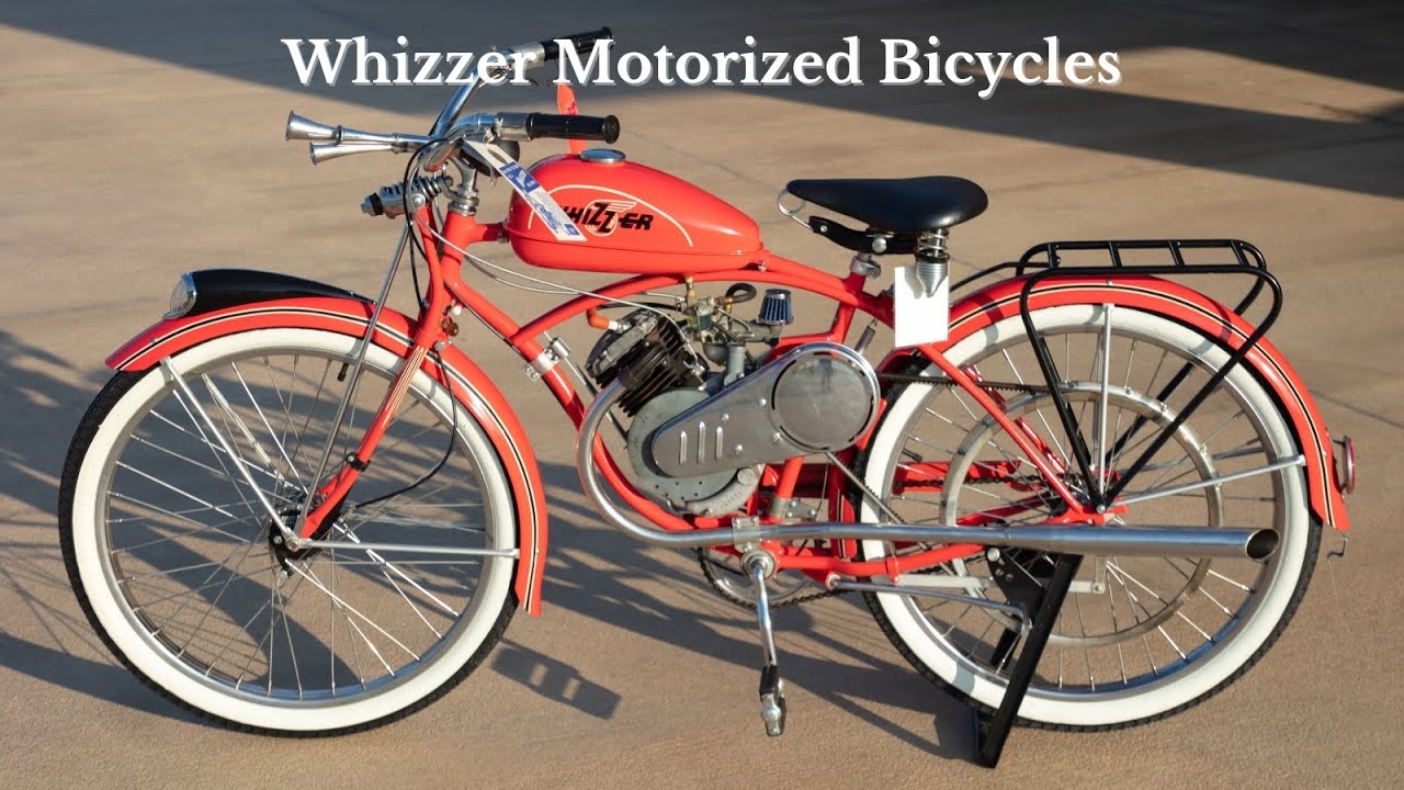 Pair of Whizzer Motorized Bicycles - YouTube