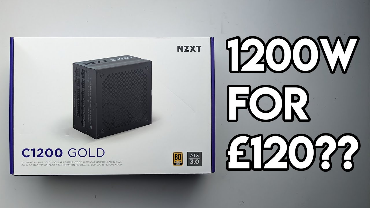 NZXT C1200 Gold ATX 3.0 PSU, is it worth it..? Unboxing & Preview