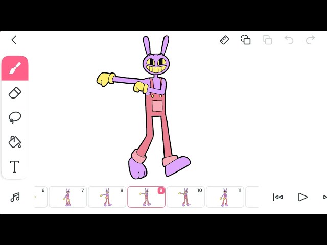 FlipaClip - Jax dancing animation (timelapse) - YouTube