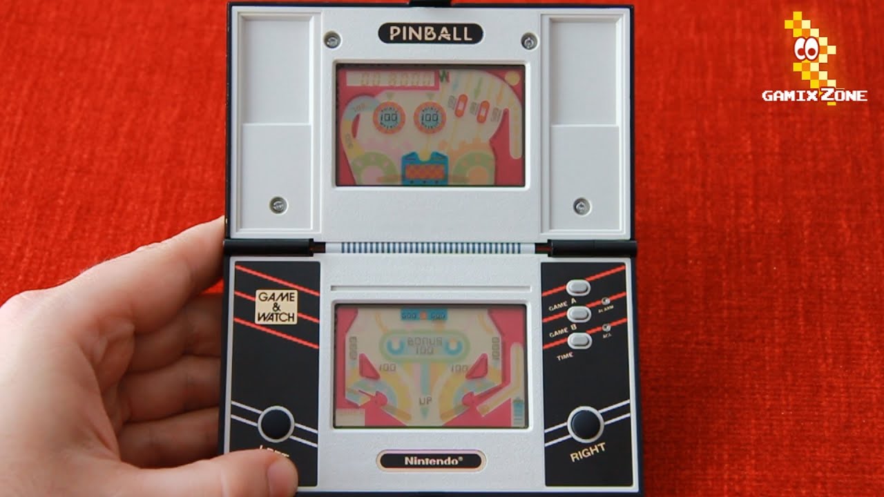 Nintendo Game & Watch Pinball 1983 - YouTube