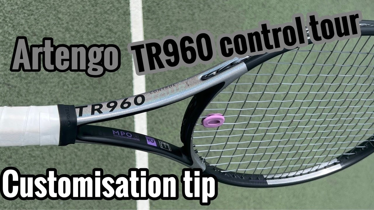 Artengo TR960 control tour tennis racket / racquet customisation