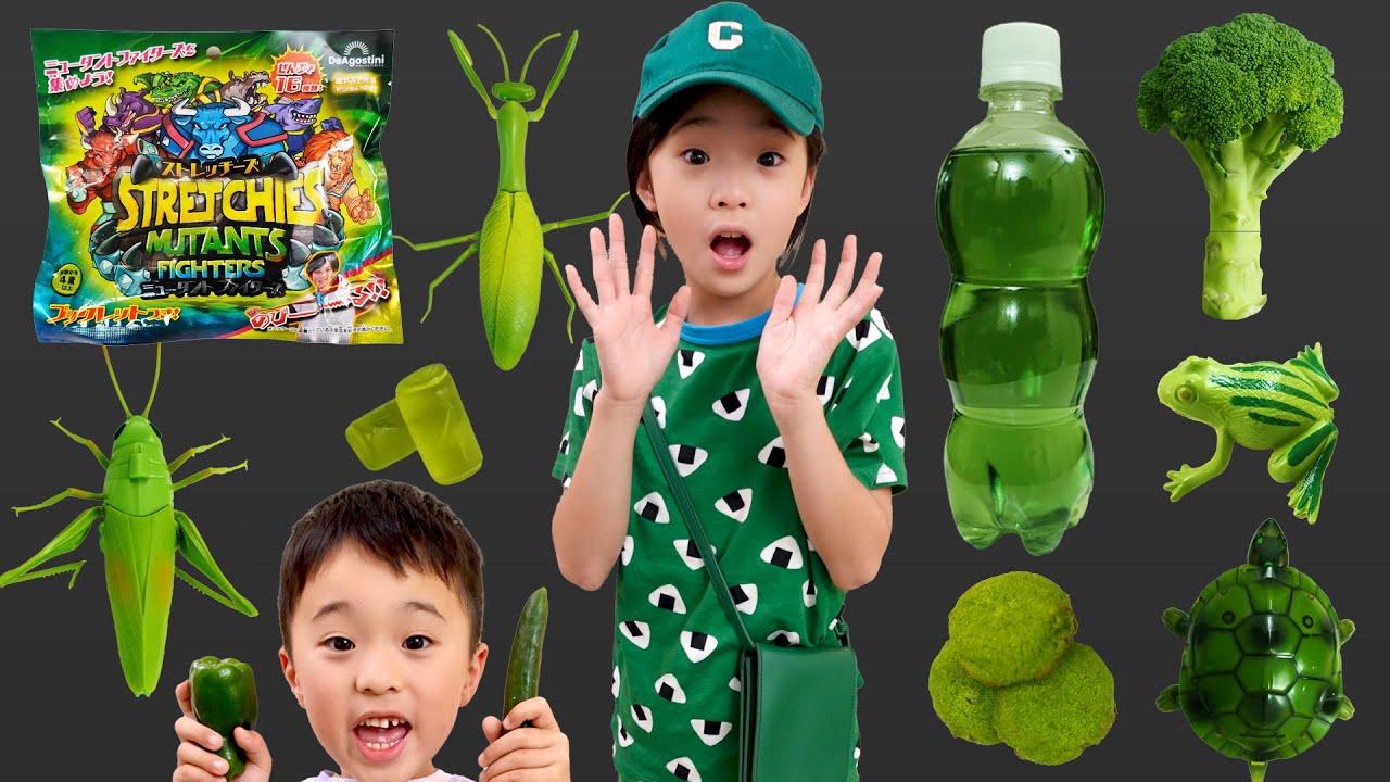 Sana wants green! Rito wants all 16 Stretchies! Let's trade! Color