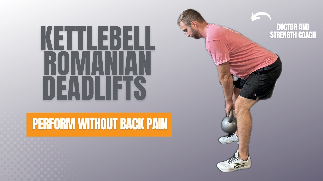 How To Do Romanian Deadlifts w/ Kettlebells (Without Back Pain