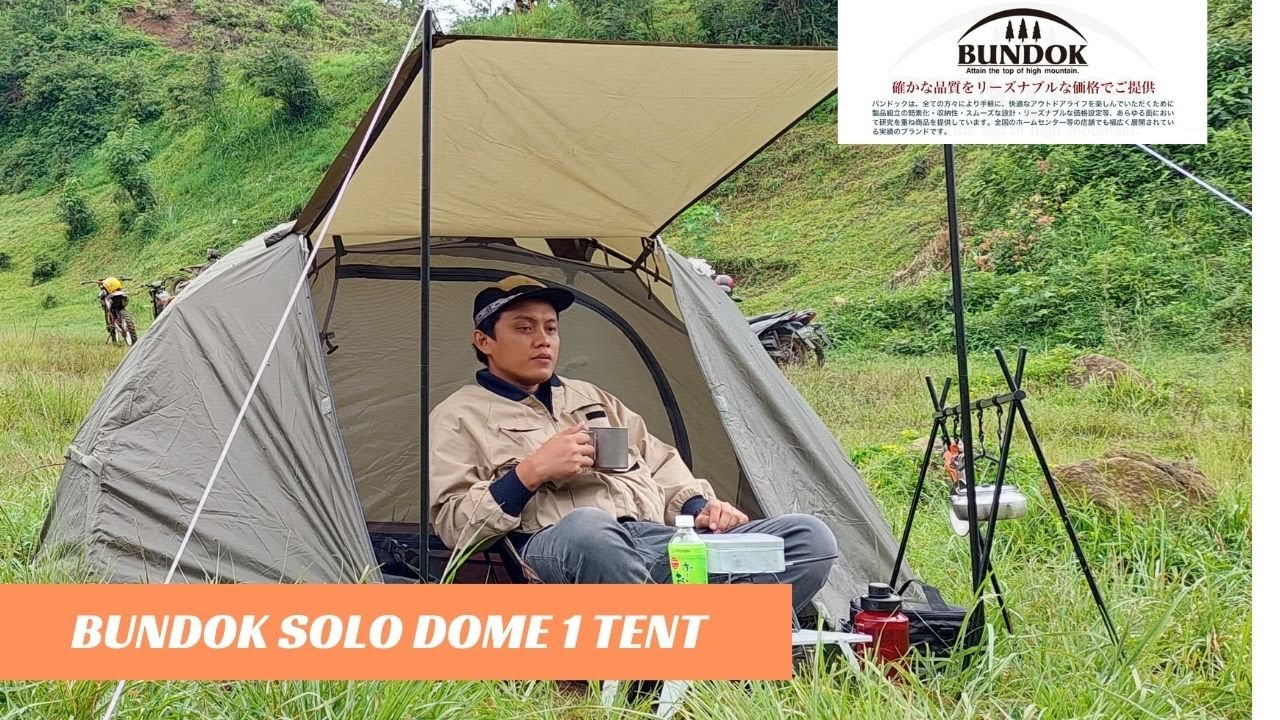 REVIEW TENDA SOLO BARU! NEW TENT BUNDOK SOLO DOME 1 | バンドック