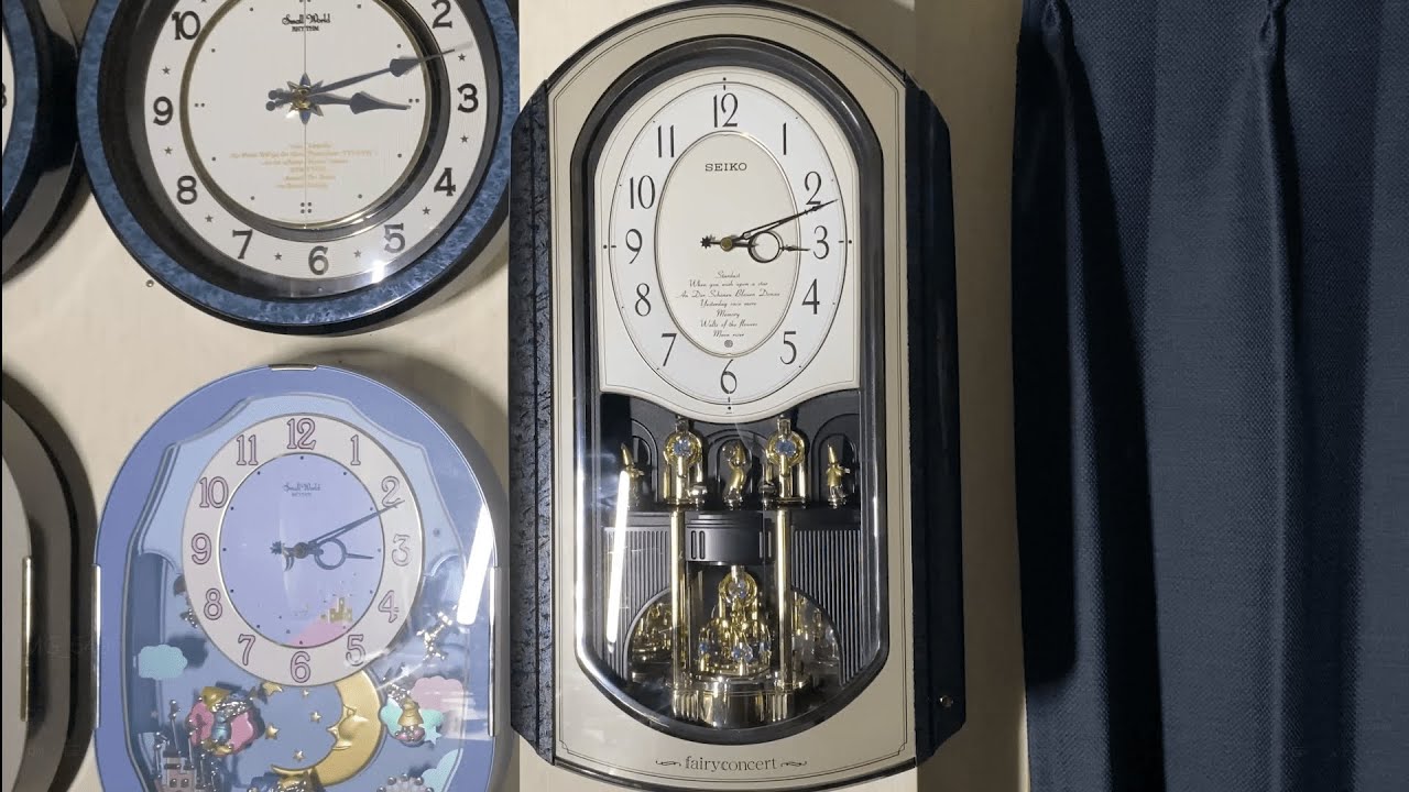 SEIKO RE539K fairyconsert からくり時計 - YouTube