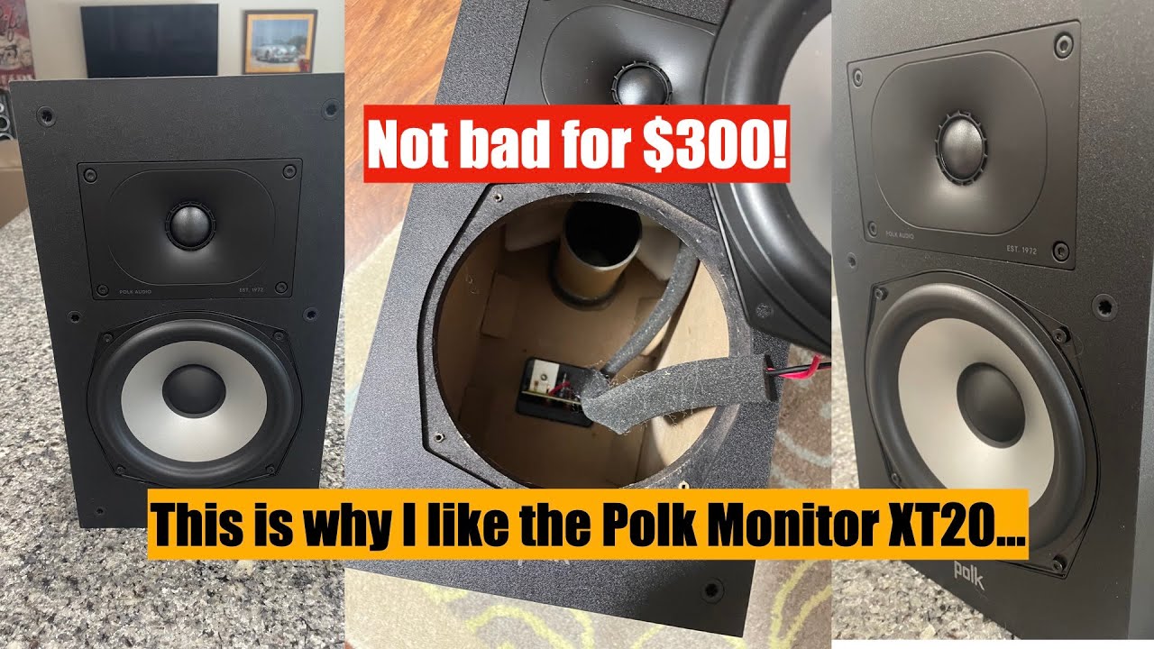 A Review of The Polk Monitor XT20 Speakers - YouTube
