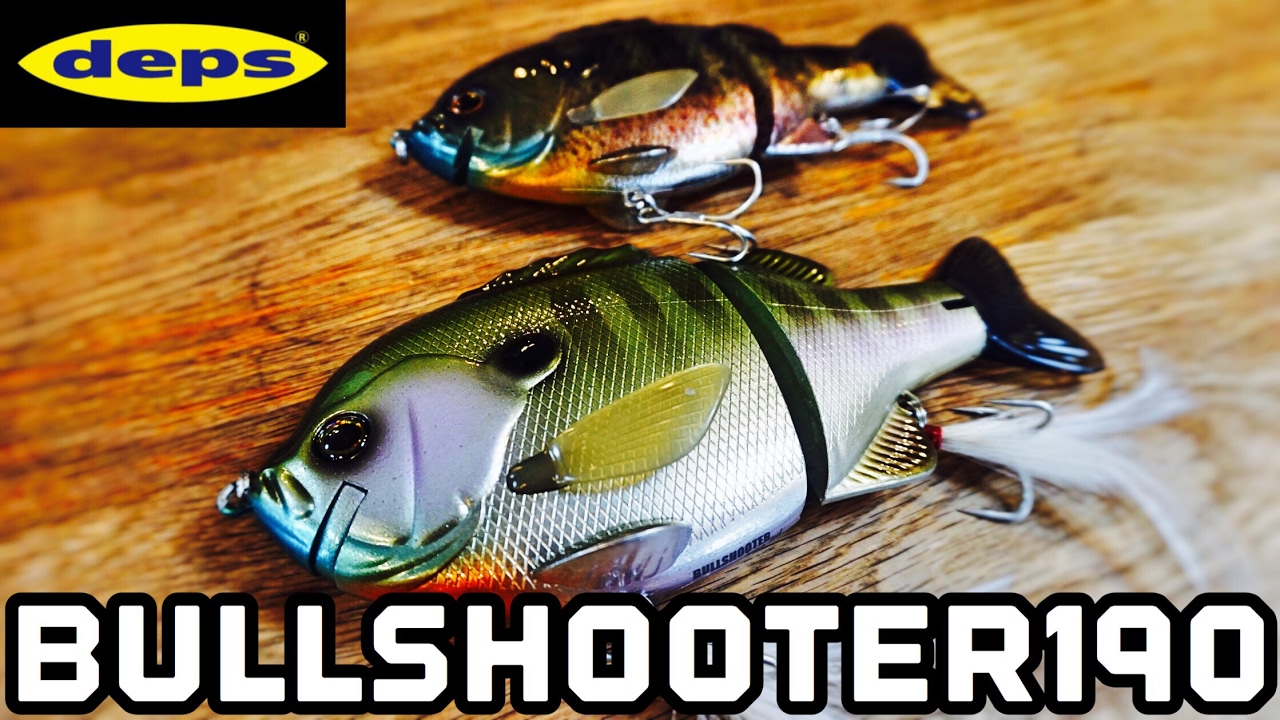 I got the gigantic gill-shaped lure, the Depths Bullshooter 190