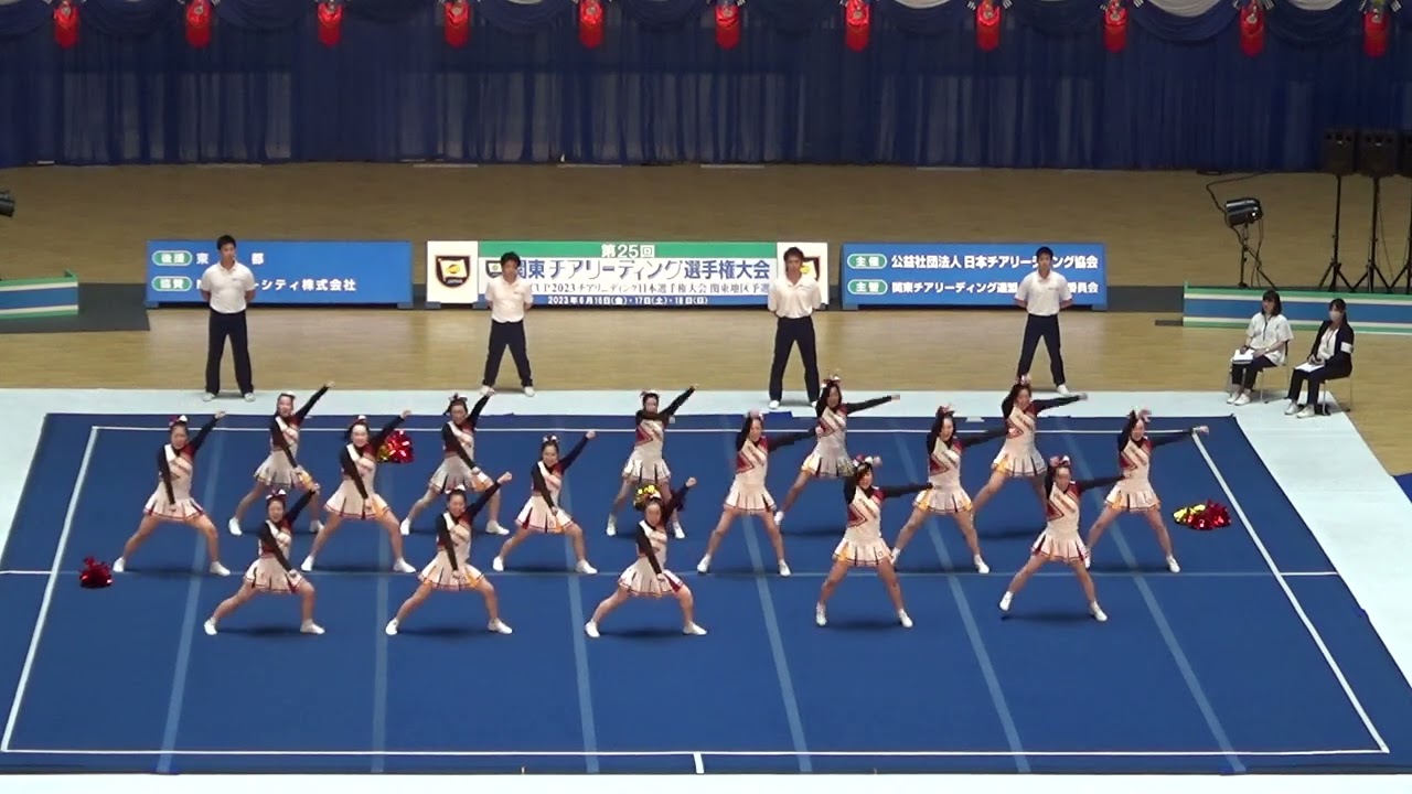 桜美林大学 THREE NAILS CROWNS 3位 自由演技競技DIVISION1 大学の部