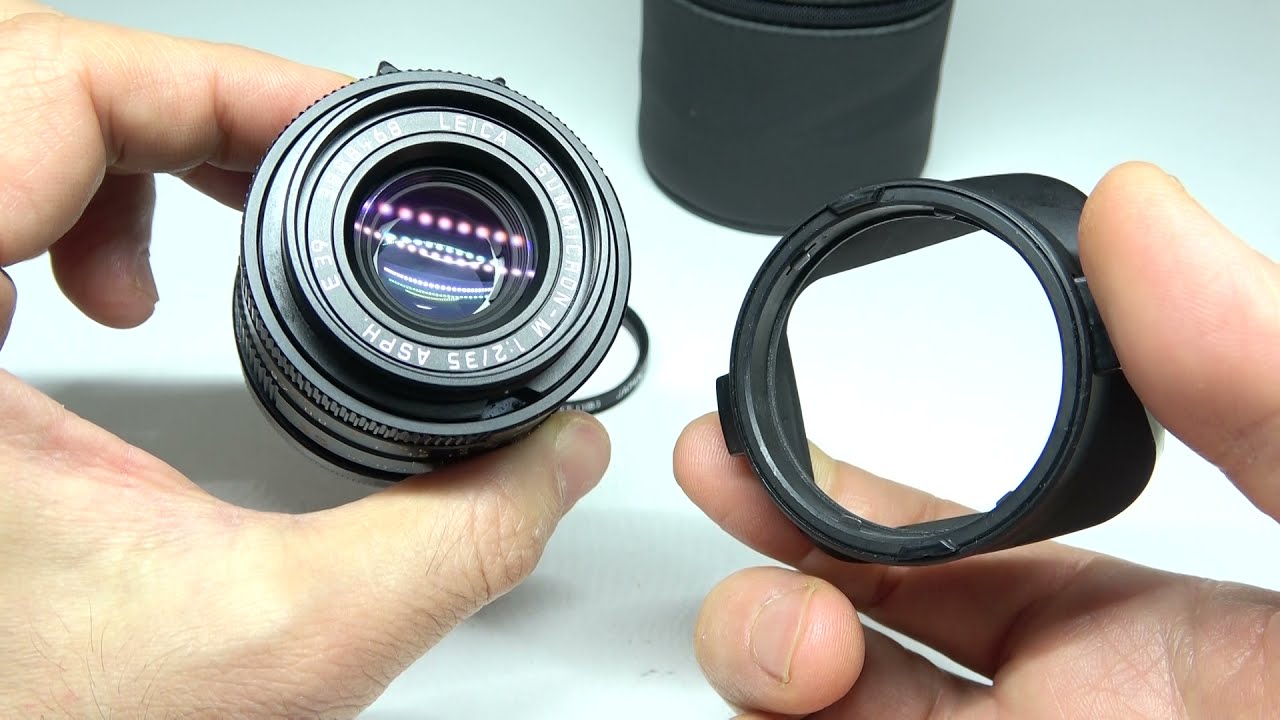 LEICA ズミクロン Summicron-M 35mm F2 旧ASPH 第5世代 フードはめ込み